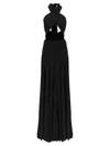 Norma Kamali Black Convertivle Gown Dress In Black