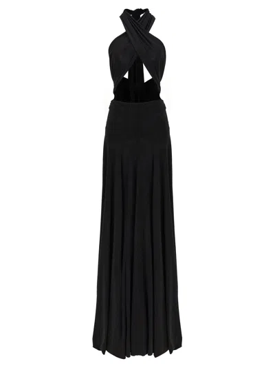 Norma Kamali Black Convertivle Gown Dress
