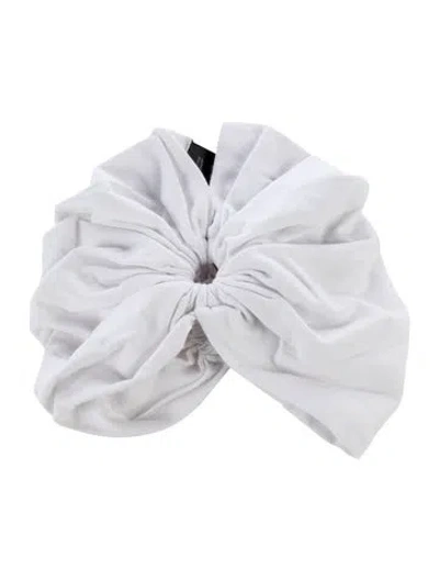 Pre-owned Norma Kamali Cotton Turban W/tags In White
