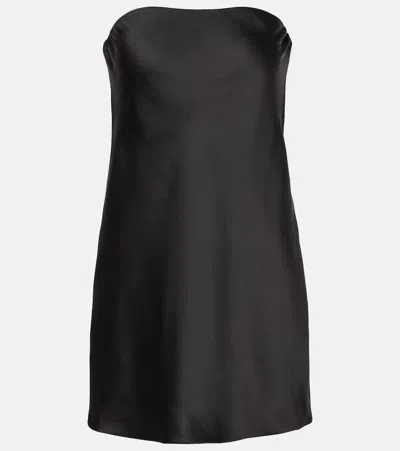 NORMA KAMALI CRÊPE SATIN MINIDRESS