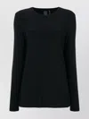 Norma Kamali Long Sleeve Minimalistic T-shirt