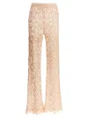 Norma Kamali Crochet Pants In Gold