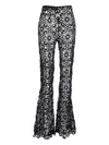 Norma Kamali Crochet Pants In Black