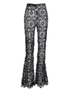 Norma Kamali Crochet Pants In Black