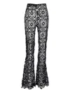 Norma Kamali Crochet Pants In Black