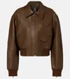 Norma Kamali Cropped Blouson In Black