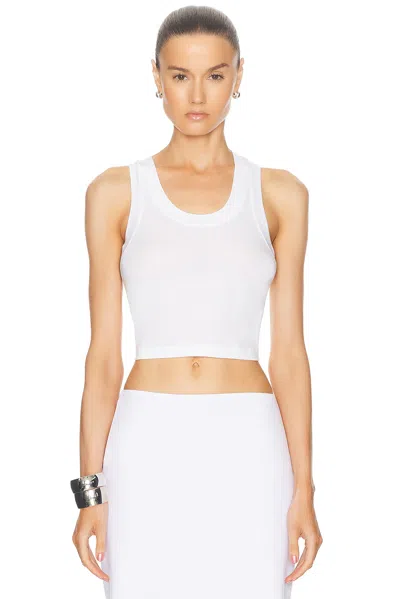NORMA KAMALI CROPPED RACER TEE