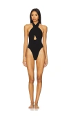 Norma Kamali Cross Halter Mio