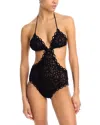 Norma Kamali Cut Out String Mio One Piece Swimsuit In Black