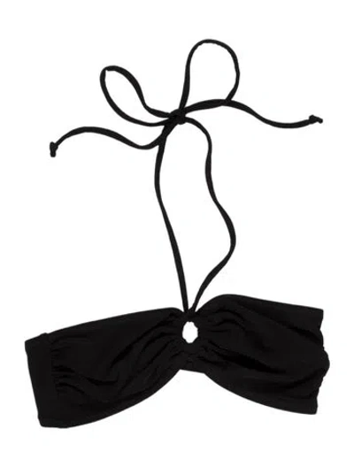 Pre-owned Norma Kamali Cutout Accent Top W/ Tags In Black