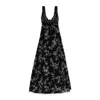 Norma Kamali Deep Drape Neck Gown In Black
