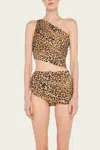 NORMA KAMALI DIANA BRA IN CHEETAH PATCH