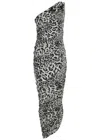 Norma Kamali Diana Leopard-print Stretch-jersey Maxi Dress In Animal Print