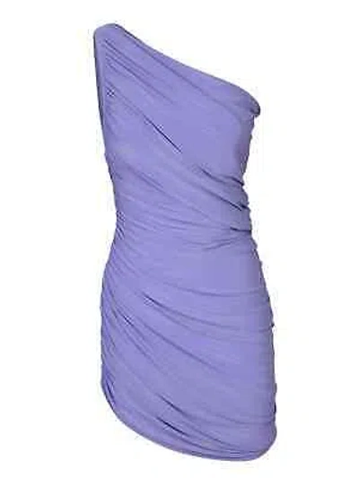 Pre-owned Norma Kamali Diana Lilac Dress In Purple