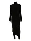 Norma Kamali Diana Midi Dress - Women's - Polyester/spandex/elastane In Black