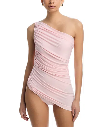 Norma Kamali Diana Mio One Piece Swimsuit In Pink