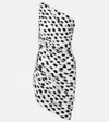 Norma Kamali Diana Pickleball Polka-dot Minidress In Multi