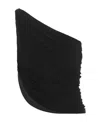 Norma Kamali Black One-shoulder Draped Top In Black