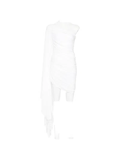 Norma Kamali Diana Ruched-finish Dress In White