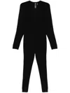 Norma Kamali Jumpsuit With Deep V-neck In Black