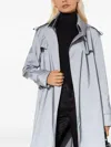 Norma Kamali Double-breasted Coat In Gray