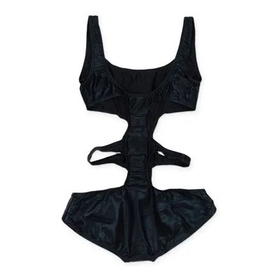Norma Kamali Double E Mio Black One-piece Swimsuit