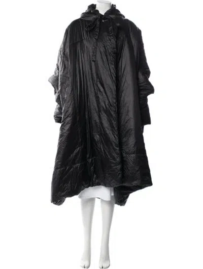 Pre-owned Norma Kamali Down Coat In Black
