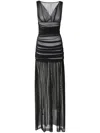 Norma Kamali Tara Pickleball Gown In Black