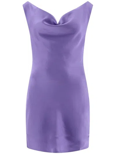 NORMA KAMALI DRAPED MINI DRESS