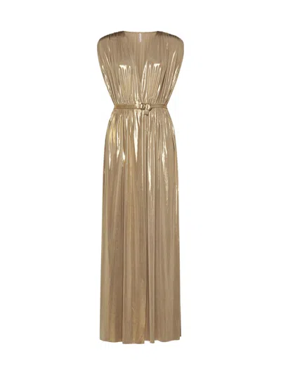 Norma Kamali Dress In Gold