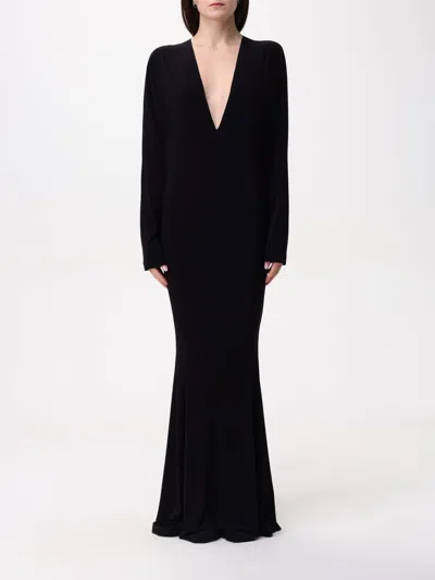 Norma Kamali Dress  Woman Color Black In Schwarz