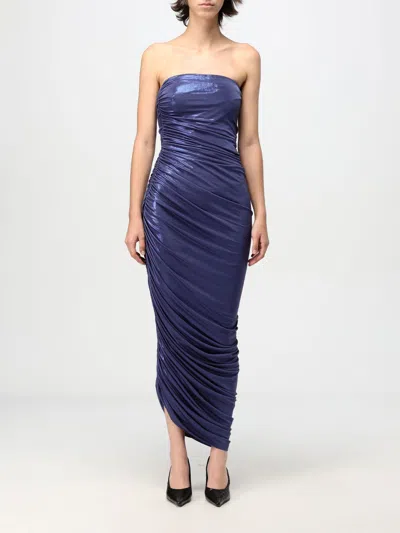 NORMA KAMALI DRESS NORMA KAMALI WOMAN COLOR BLUE,F81832009
