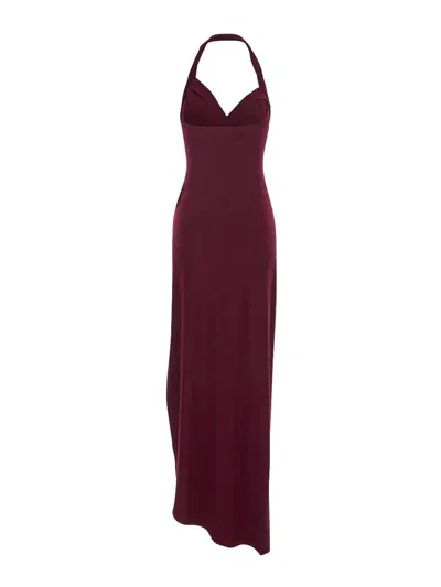 Norma Kamali Dress In Burgundy