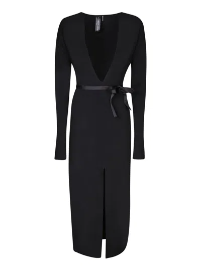 Norma Kamali Gown Black Dress