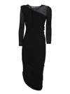 Norma Kamali Diana Midi Dress - Women's - Polyester/spandex/elastane In Black