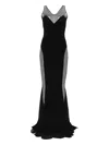 Norma Kamali Sleeveless Black Scoop Neck Dress In Black