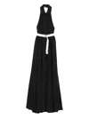 Norma Kamali Sleeveless Long Dress In Black