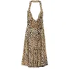 Norma Kamali Cayla Midi Dress In Multicolor