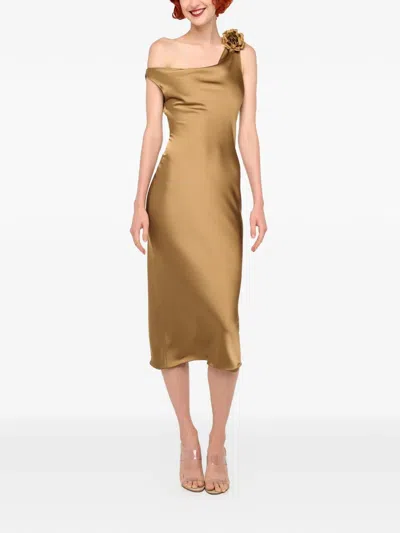 Norma Kamali Drop Shoulder Maria Dress In Black