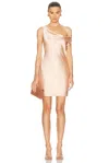 Norma Kamali Drop Shoulder Maria Mini Dress In Baby