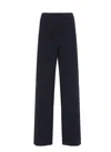 Norma Kamali Elastic Palazzo Pants In Black