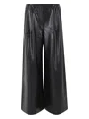 Norma Kamali Elasticated Trousers In Black