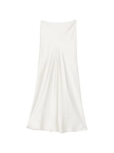 Norma Kamali Elephant Bias Trousers In White