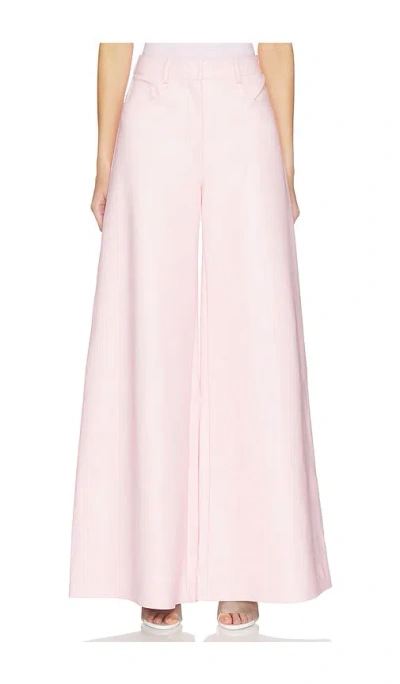 Norma Kamali Elephant Jeans In Pink