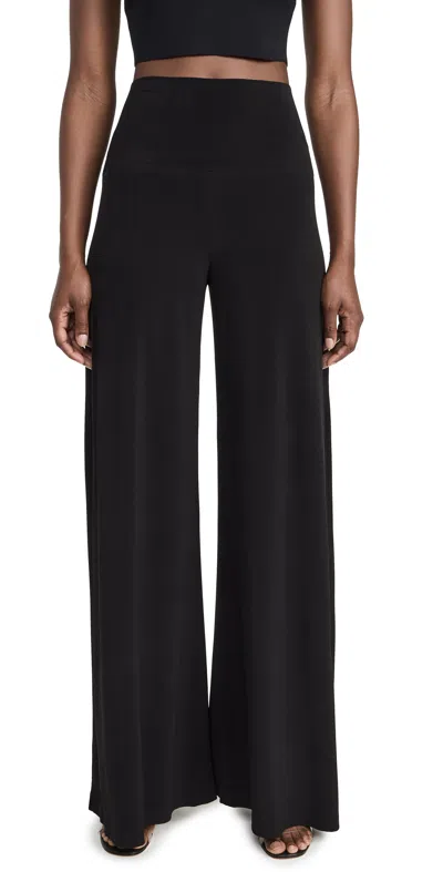 Norma Kamali Elephant Jersey Trousers In Animal Print