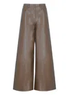Norma Kamali Elephant Pants In Brown