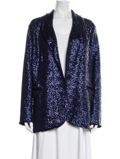 Pre-owned Norma Kamali Evening Jacket In Blue