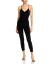 Norma Kamali Fara Crossover-strap Jersey Jumpsuit In Black