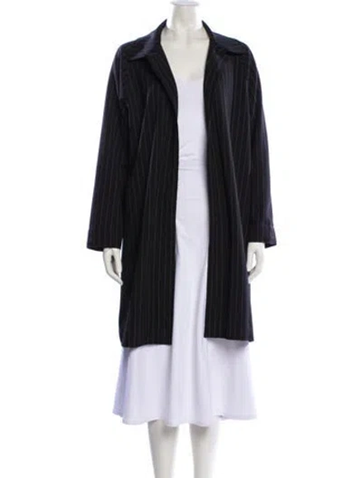 Pre-owned Norma Kamali Faux Fur Coat In Black