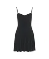 Norma Kamali Fitted Mini Dress With Sweetheart Neckline